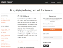 Tablet Screenshot of howdoitknow.net